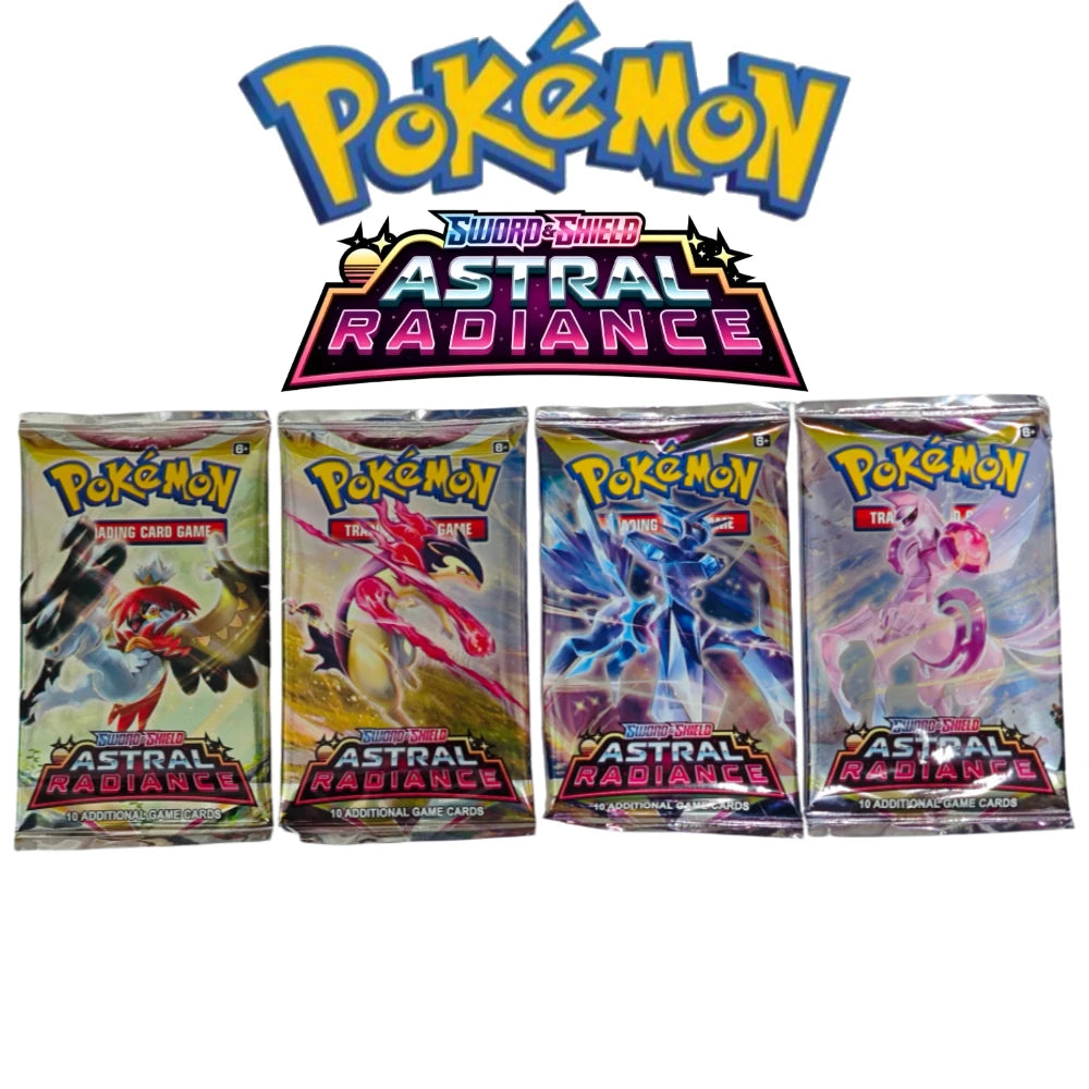 100PCS Pokémon TCG: Mega Evolution-Pitch Black Booster Display Box Prismatic 151 Evolutions English Battle Cards Game Cards