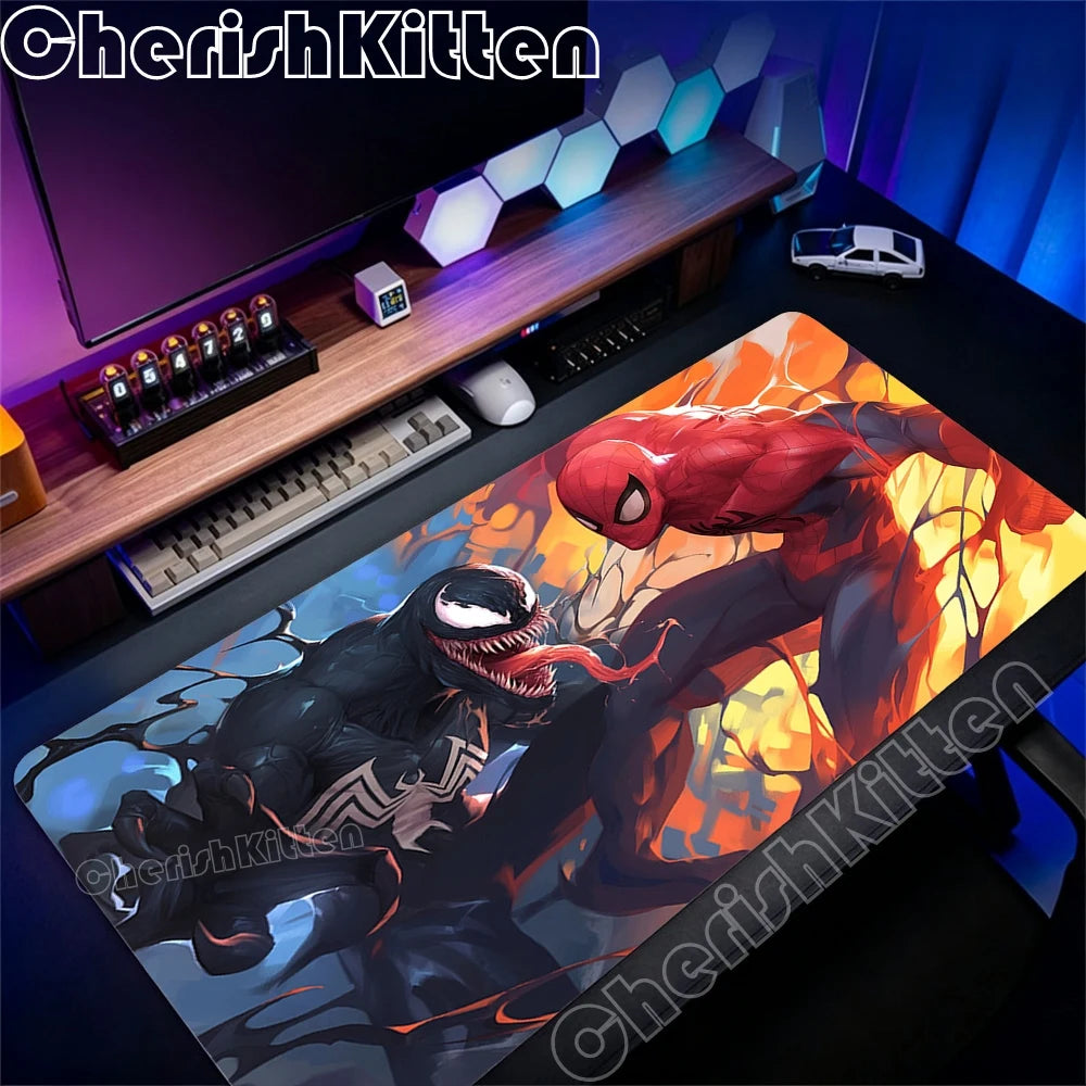 Large Game Console Mousepad Waterproof Mouse Pad Keyboard Computer Laptop Pad office Accessories XXL Marvel Venom Art Desk Mat