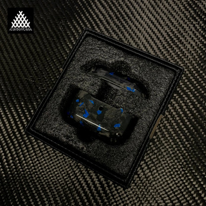 For Apple AirPods Pro 3 2 1 Generation/ AirPods 4 Real Forged Carbon Fiber Case Wireless Headphone Super Light Protective Case