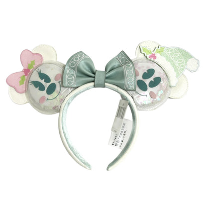 2025 Disney Solid Color Minnie Mouse Ear Headband Large Sequin Hairbands Party Christmas Halloween Cosplay Costume for Girls