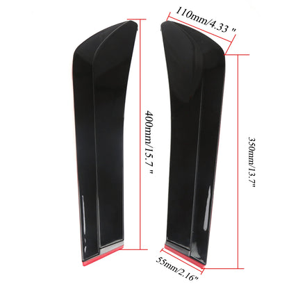 Universal Rear Bumper Splitter Diffuser Spoiler Kit Canard Diffuser Protector Car Exterior Decorations Body Styling Accessories