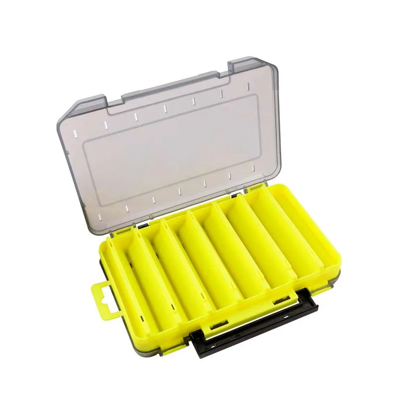 Fishing Tackle box 14 Compartments Fishing Accessories Lure Hook Storage Case Double Sided Fishing Tool organizer boxes