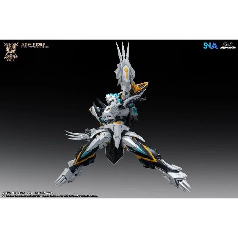 In Stock SNAA SC-012 Round Table Knights Burst Lion Bedivere 1/144 Assembly Mecha Domestic Model Kit Gift Collectible Ornaments