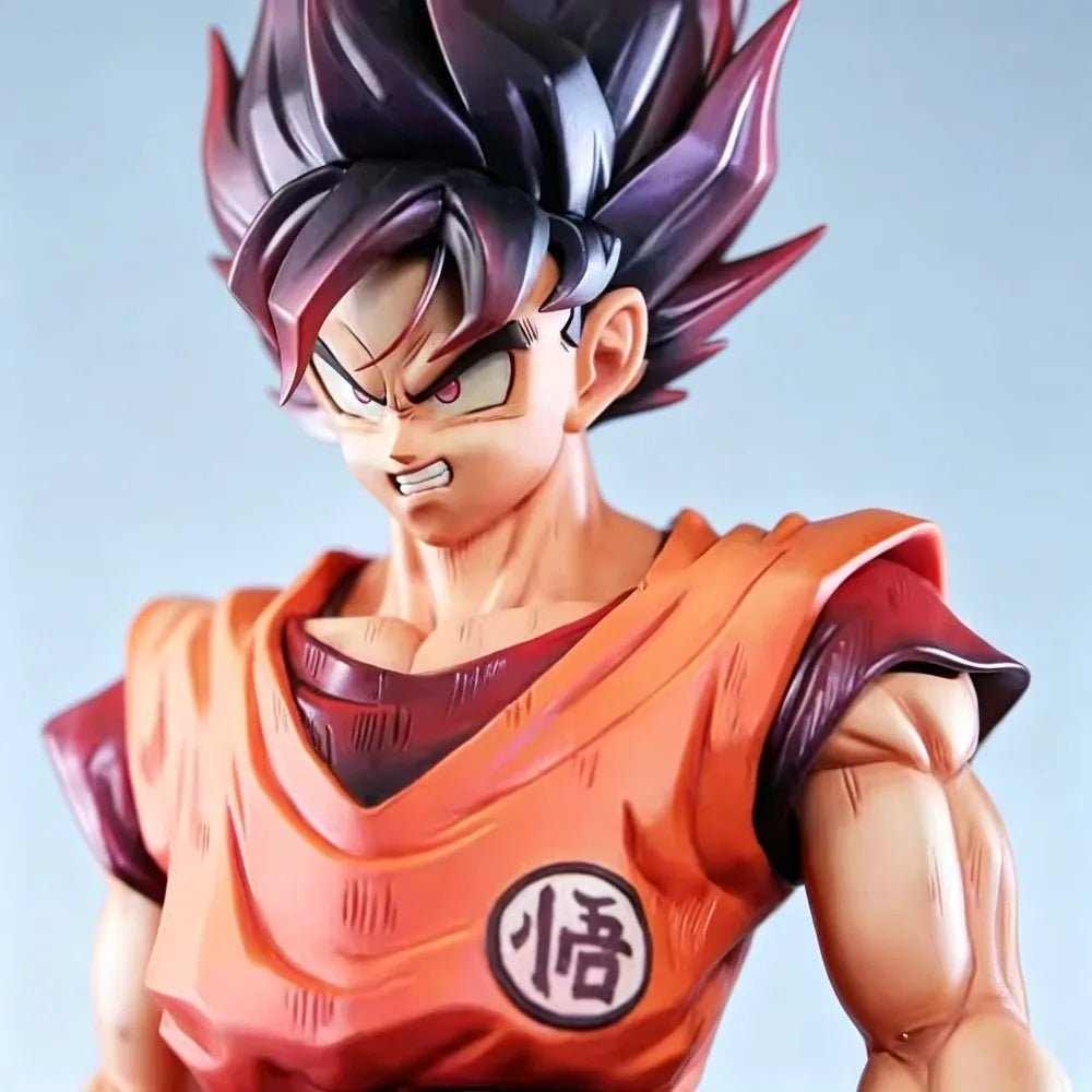 37cm/14.57in Anime Dragon Ball Z Figure Kaiouken Goku Action Figures Pvc Statue Desktop Ornamen Collection Model Toys Gifts