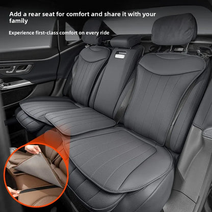 Luxury Sedan SUV Universal Nappa Leather Car Seat Cover Comfortable Memory Foam Perforated Leather Cushion Car Seat Protection