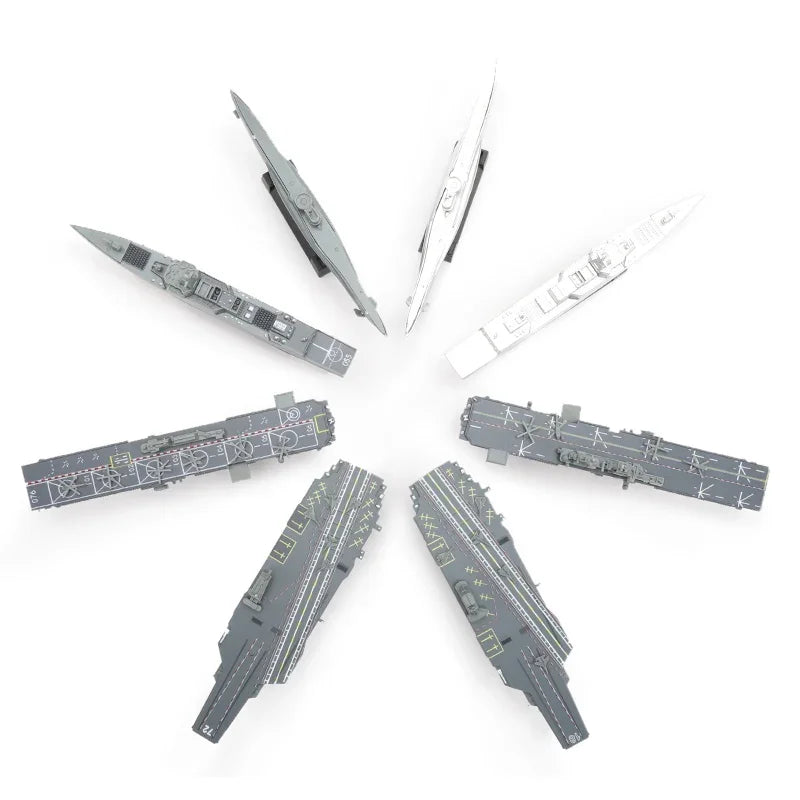 4D Assembled Ship Model Liaoning Battleship Modern Class Battleship Aircraft Carrier Model Military Warship Model Toy