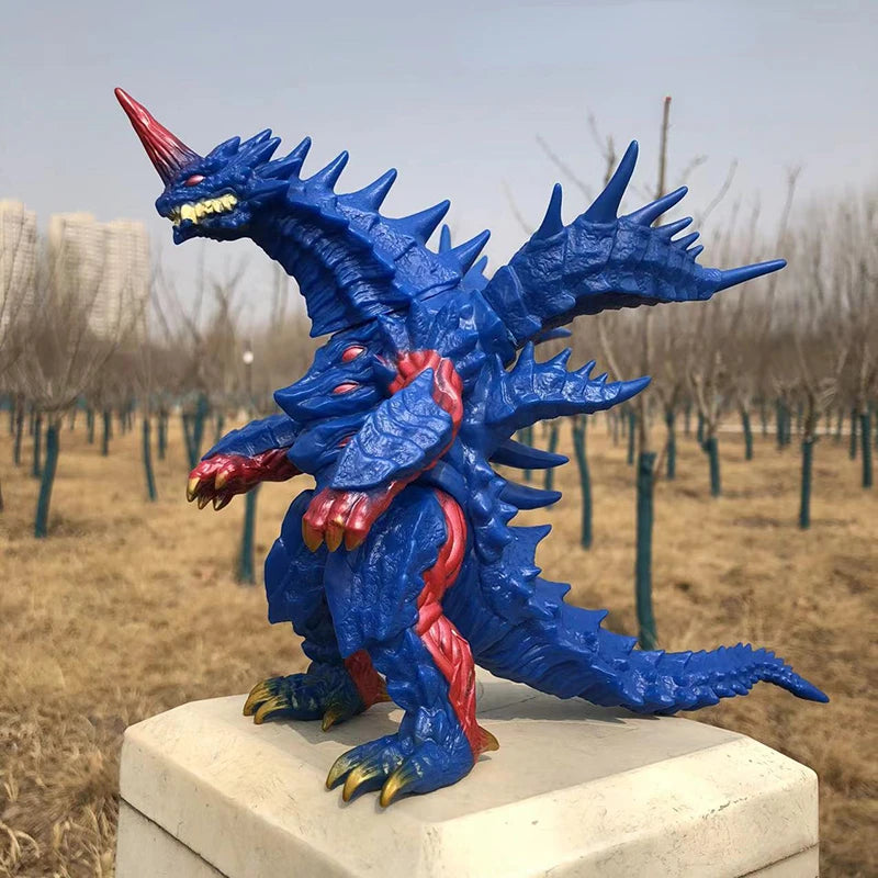 2022 New Anime Ultraman Monster Godzilla large Giga Khimaira Soft Glue DX King Galactron Action Figure Toy  Gifts