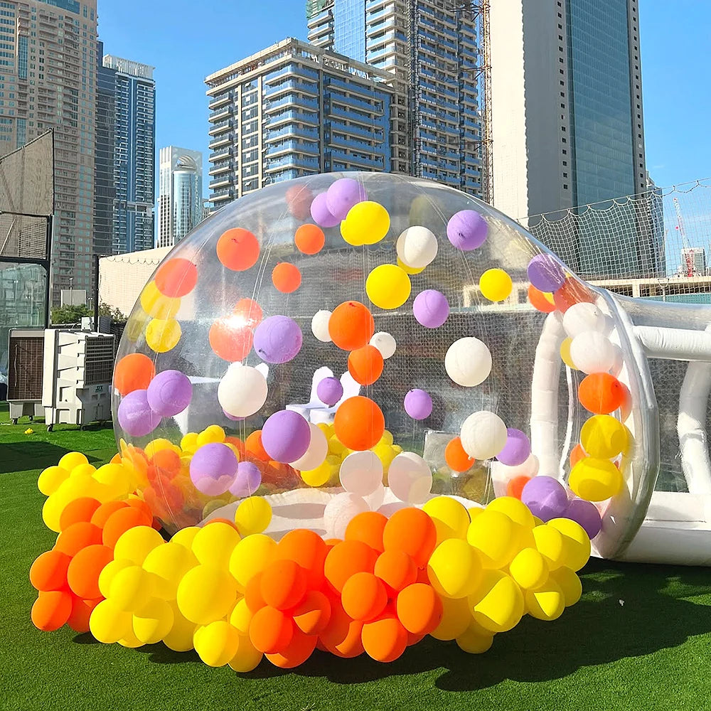 Inflatable Bubble House Transparent Balloon Dome Tent Bouncy Bubble House For Kids Birthday Wedding Party Decoration