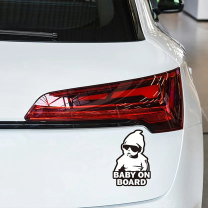 Warning Car Sticker Baby on Board Stickers Color Vinyl Film PVC Decal Creative Stickers Vehicles Motorcycle Exterior Accessories