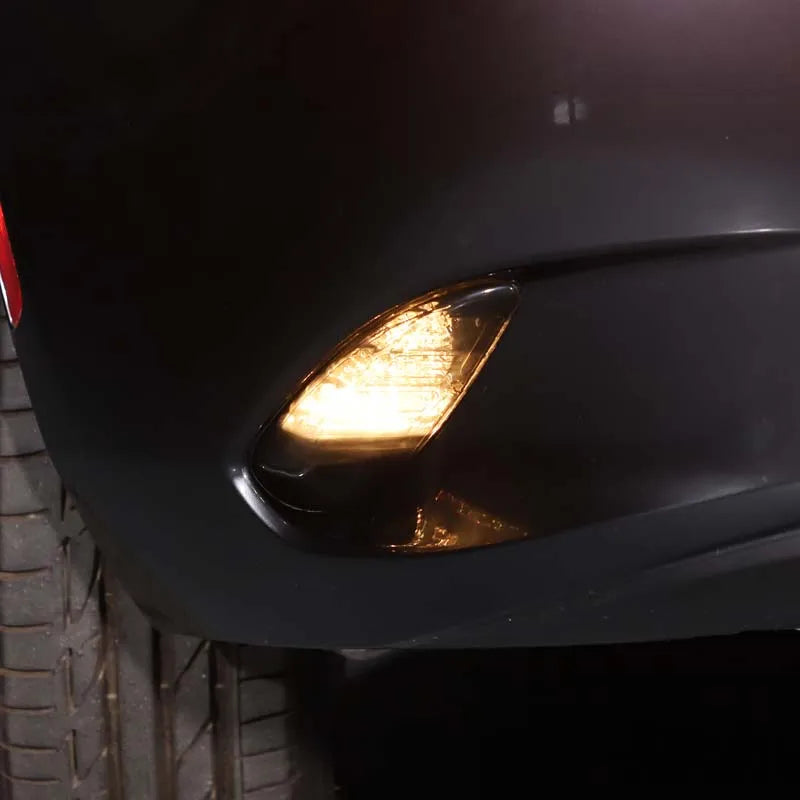 For Mazda MX-5 ND 2016-2026 Blackened Car Front Rear Fog Lights Turn Signal Light Cover  Trim Exterior Accessories