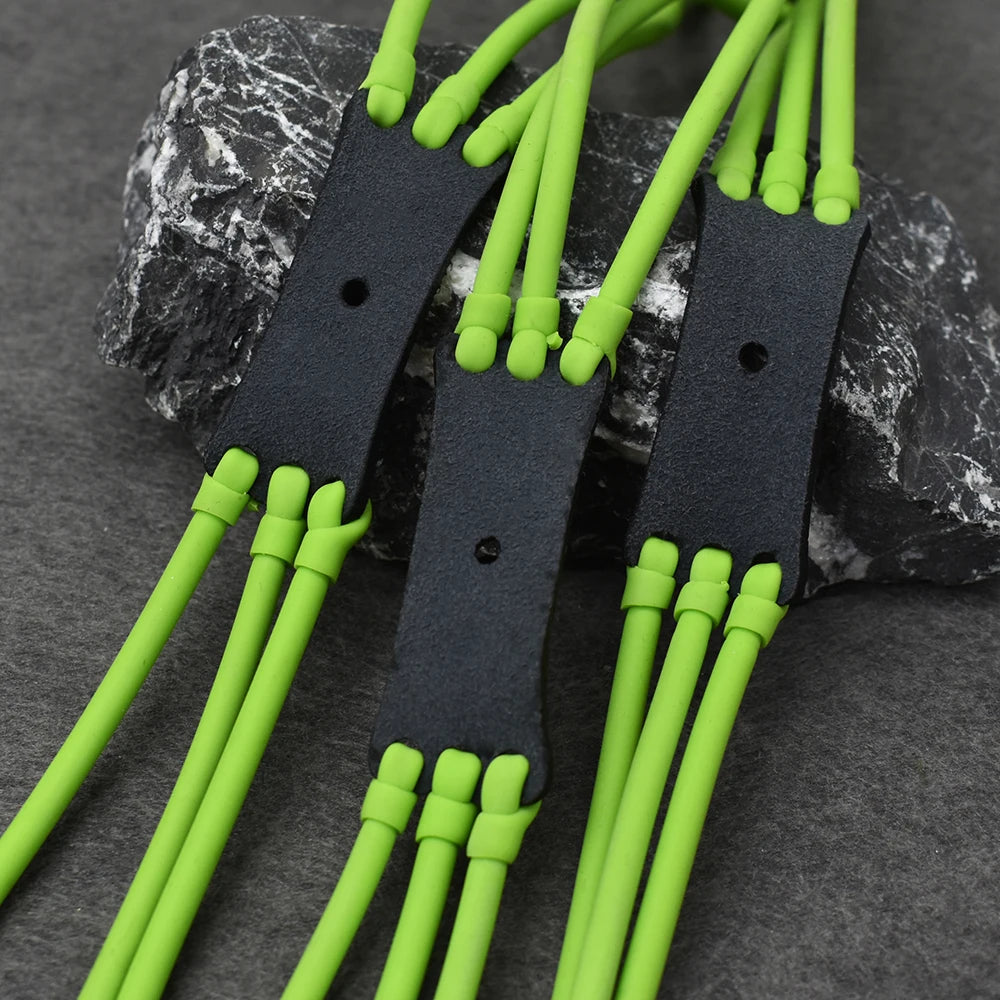 New Card Ball Rubber Bands Outdoor Slingshot Shooting Rubber Bands Hunting Recreational Toys Highly Elastic Tubular Rubber Bands