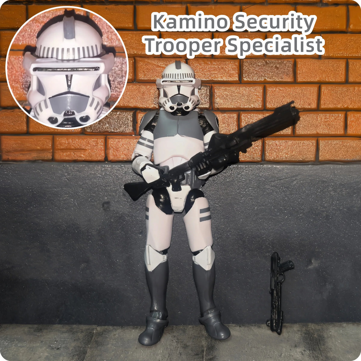 Star Wars 3.75 Inch Trooper 1/18 Shock Coruscant Guard Kamino Clone Sergeant Hound Fox Action Figure Toys Model Loose