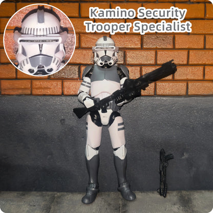 Star Wars 3.75 Inch Trooper 1/18 Shock Coruscant Guard Kamino Clone Sergeant Hound Fox Action Figure Toys Model Loose