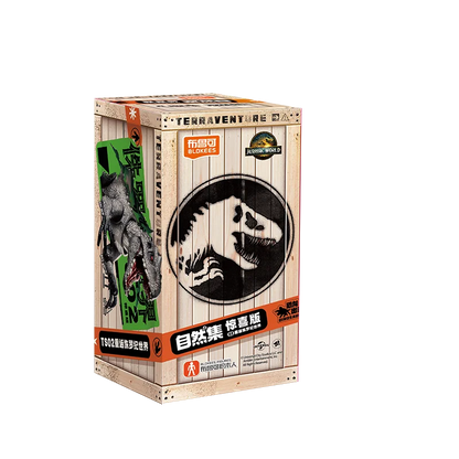 BLOKEES Jurassic World Jurassic Park Dinosaurs TERRAVENTURE Blind Box Toys Assembled Model Action Figure Collect Toys