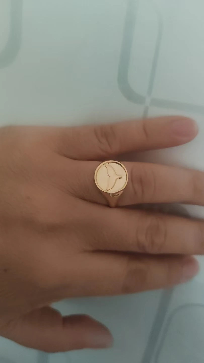 Shark Whale Tail Ring