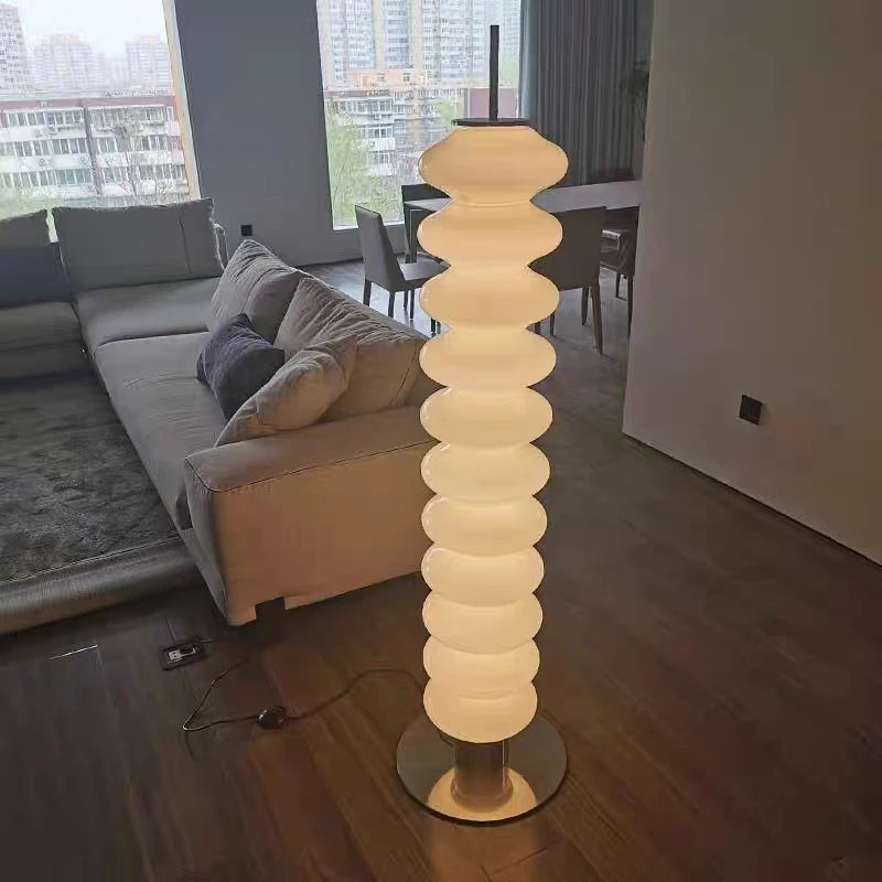 Nordic Style Acrylic Floor Lamps for Girls' Room, Living Room, Bedroom and Corridor Decoration, Eye-friendly LED Ambient Lights