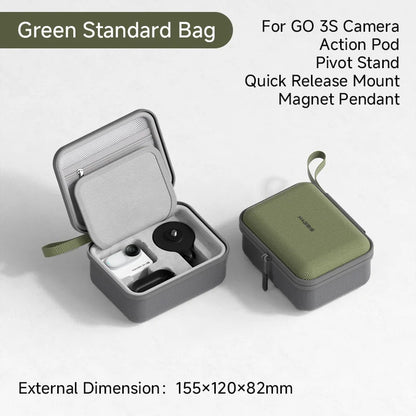 Hagibis Carrying Case for Insta360 GO 3S/GO 3 Portable Storage Bag Hard Shell for Insta360 GO 3S/GO 3 Action Camera Accessories