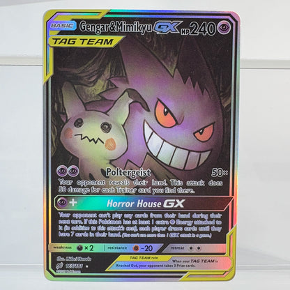 PKM Foil Proxy Card GENGAR&MIMIKYU GX DARK GENGAR Hobbies Game Collection Battle The best gift PTCG Card