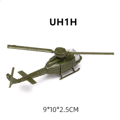 Mini Puzzle Building Toys Desktop Ornaments Soviet MI-24V  Helicopter Gunship Assembly Airplane Plastic Military Model