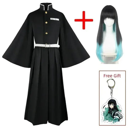 Aime Tokitou Muichirou Cosplay Costume Cosplay  Kisatsutai Uniform Wig Halloween Costume for Woman