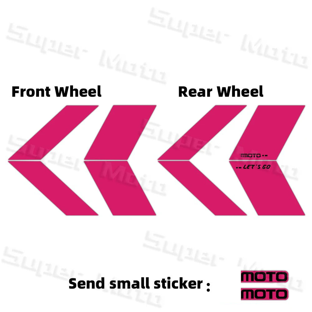 For 150nk150NK NK150 250NK 250SR 450NK 450SR 800NK Arrow Wheel Hub Stickers Accessories Rim Decoration Protection Decals