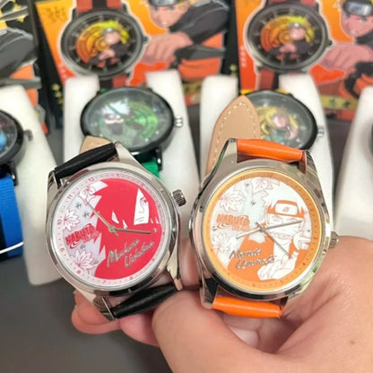 EAKI Hot Original In Stock Naruto Shippuden Kakashi Sasuke Madara Watch Blind Box Anime Figure Trendy Watch Toys Boys Gifts