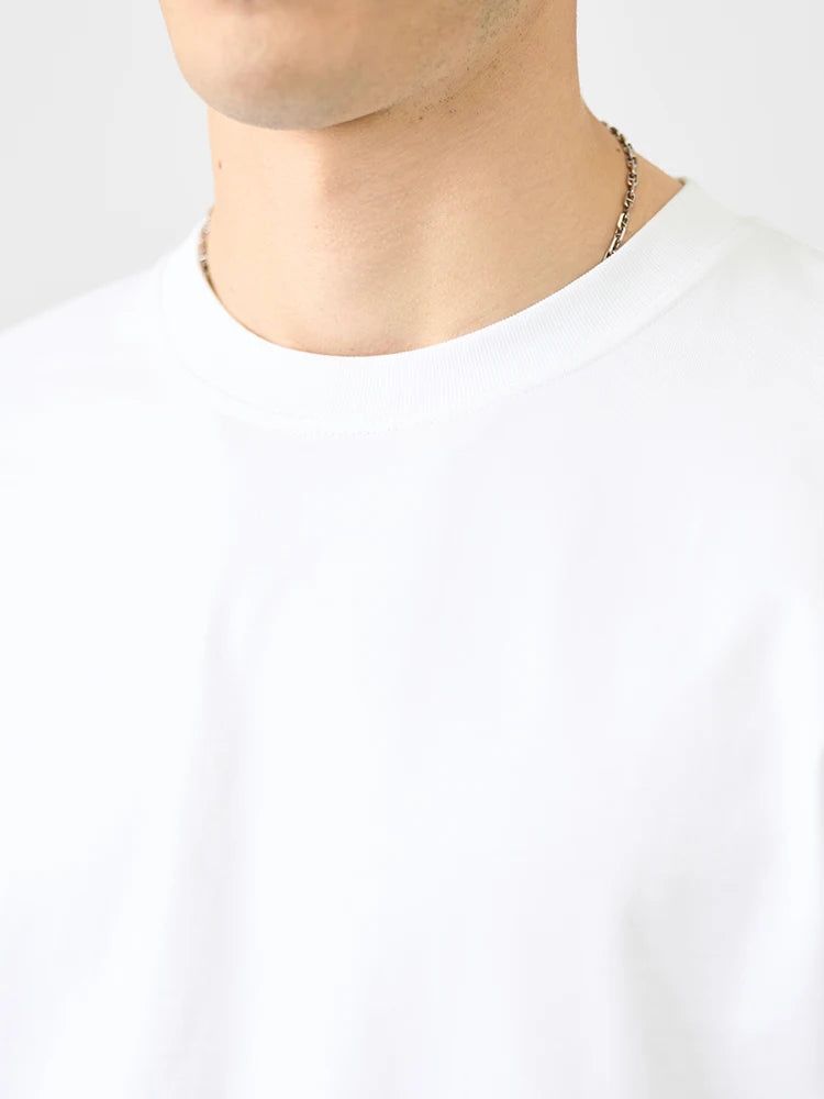 2026 Summer Pure Cotton Heavyweight American Style BC Short-Sleeve Car Modified T-Shirt, Loose-Fitting, Twisted-Neck, Versatile,