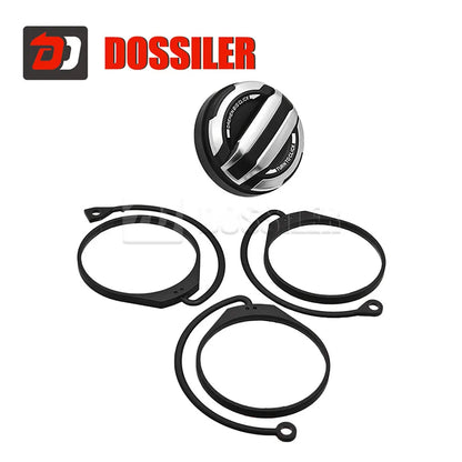 971044251 Dossiler For Porsche Macan Cayenne Panamera 911 718 ABS Fuel Tank Cap Filler Cover 971044261 Auto External Accessories