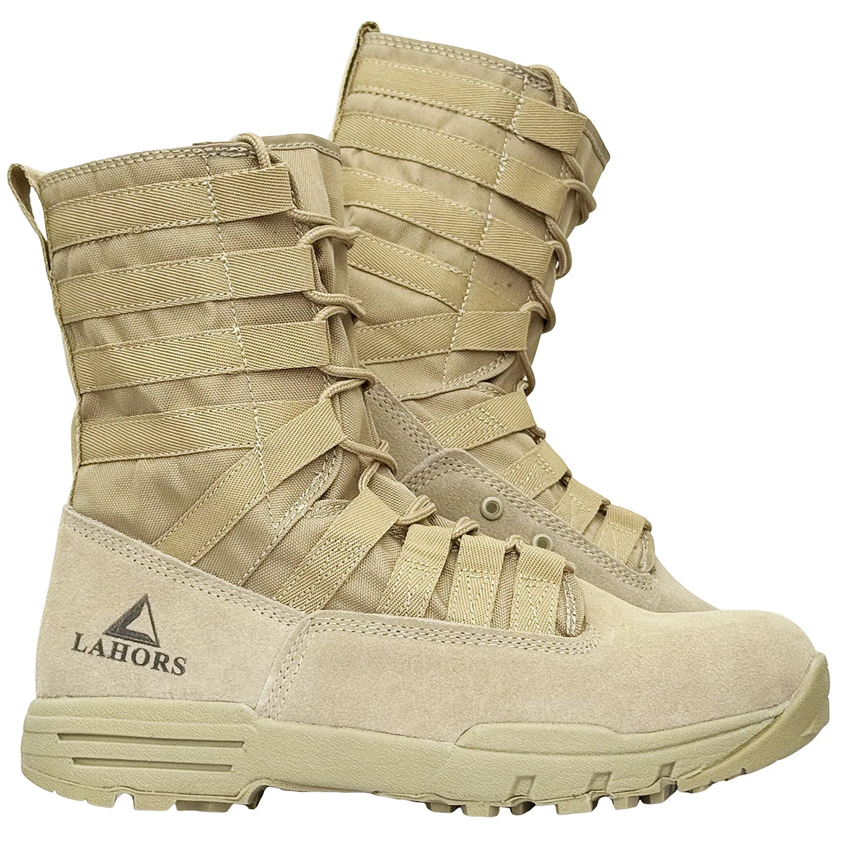 LAHORS® Lightweight Suede Leather Tactical Combat Boot Men Outdoor Hiking Desert Army Shoes Breathable Male Ankle Boots Man Made