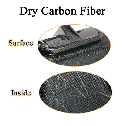 Dry Carbon Fiber For Nissan GTR R35 350Z 370Z Z33 Z34 2008-2017 Front Side Air Vent Trim Spoiler Canards Side Fender Body Kits