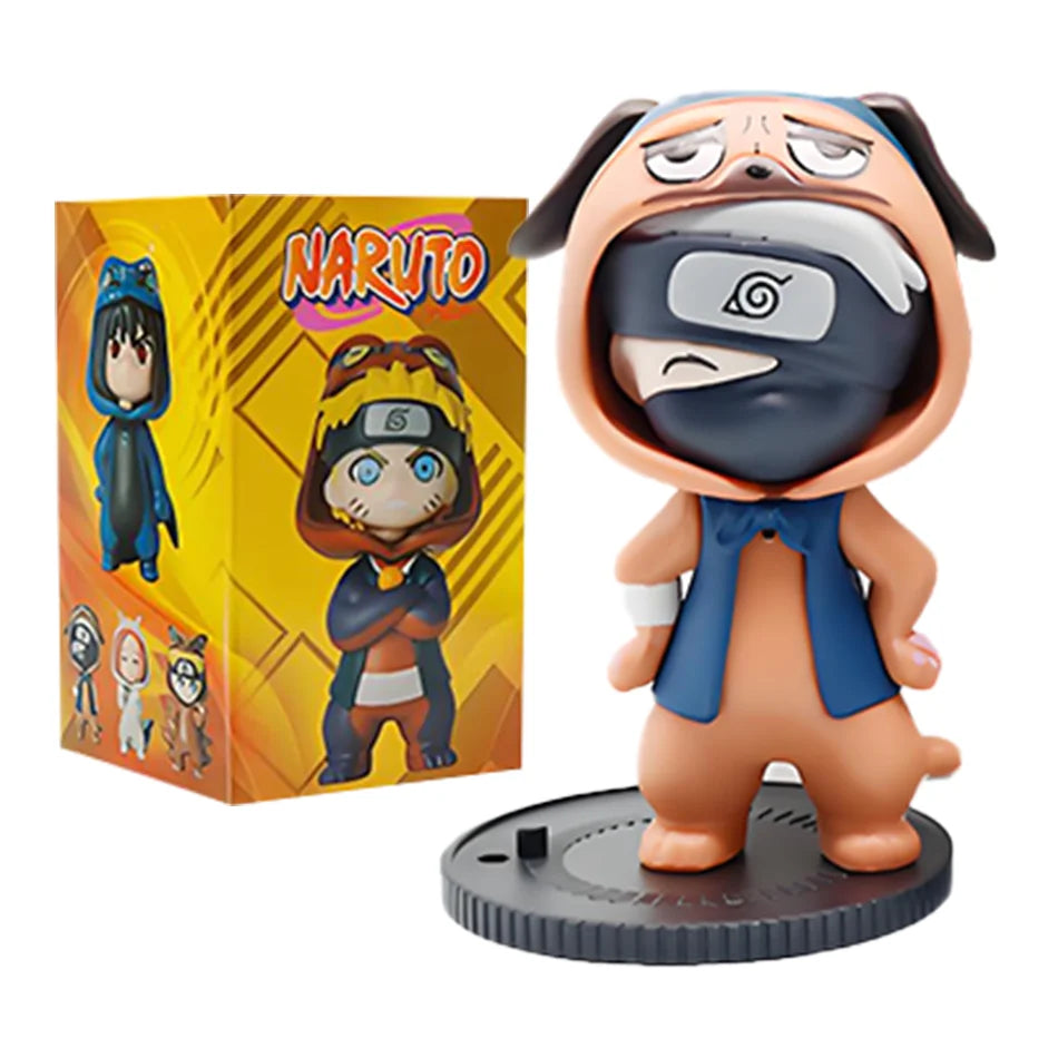 Naruto Blind Box GREMLIN Series Figure Model Sasuke Ornament Toy PVC Collection Gift Decorative Desktop Decoration Gifts