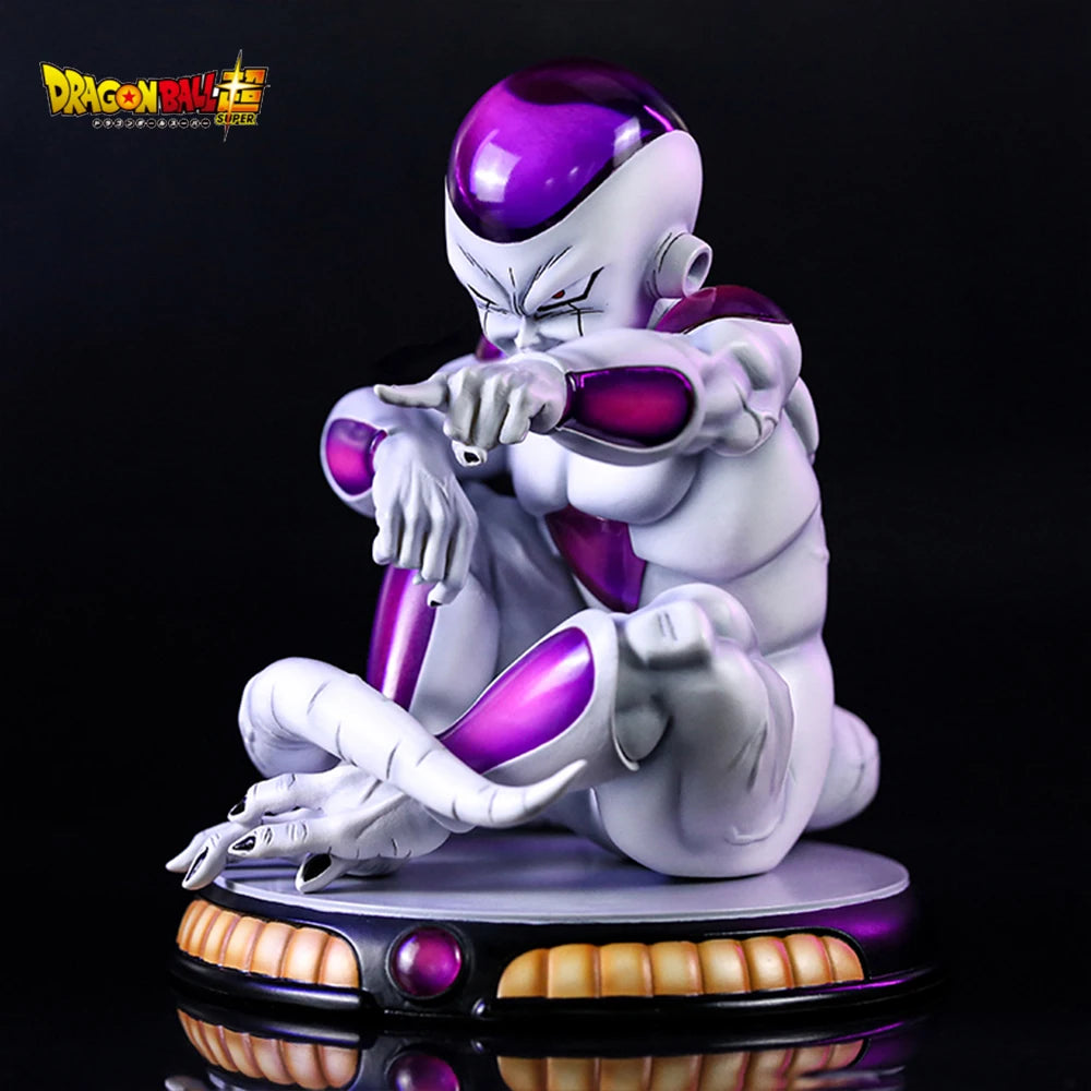 Hot Dragon Ball Z Anime Figures Frieza Sitting  PVC Action Figure Collection Statue Model Toy Gifts