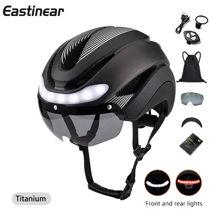 Eastinear High-quality Bicycle Helmet LED Light for Men and Women Racing Road Smart Bicycle Helmet Professional Riding Equipment