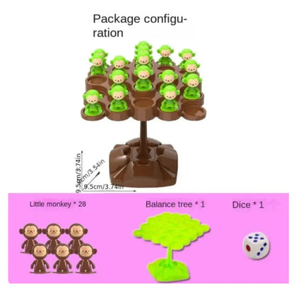 Monkey Balance Tree Focus Balance Training Children's Toys Folding Music Series Parent Child Interactive Board Game