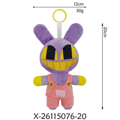 New Styles The Amazing Digital Circus Pomni Jax Plush Toy Anime Cute Theater Rabbit Doll Cartoon Clown Christmas Kids Gifts