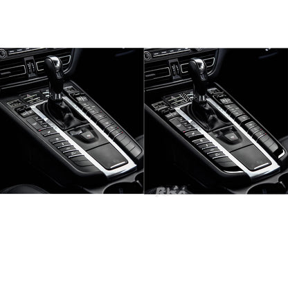 Gear Shift Button Box Cover Trim Sticker Decal for Macan 2014 2015 2016 2017 2018 2019 2020 2021 Car Interior Accessories ABS