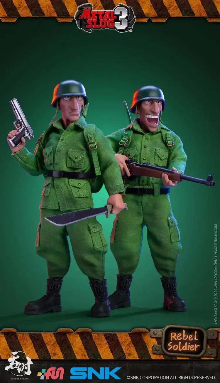 【IN STOCK】TUNSHI Studio Original SNK Model Official Metal Slug 3 Marco Tarma Clark Still RALF JONES Rebel Soldier 1/12 Mecha Toy
