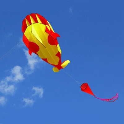 Dolphin kite flying nylon soft kite line animal kites inflatable kite reel outdoor toys Kite surfing beach kites sport parachute