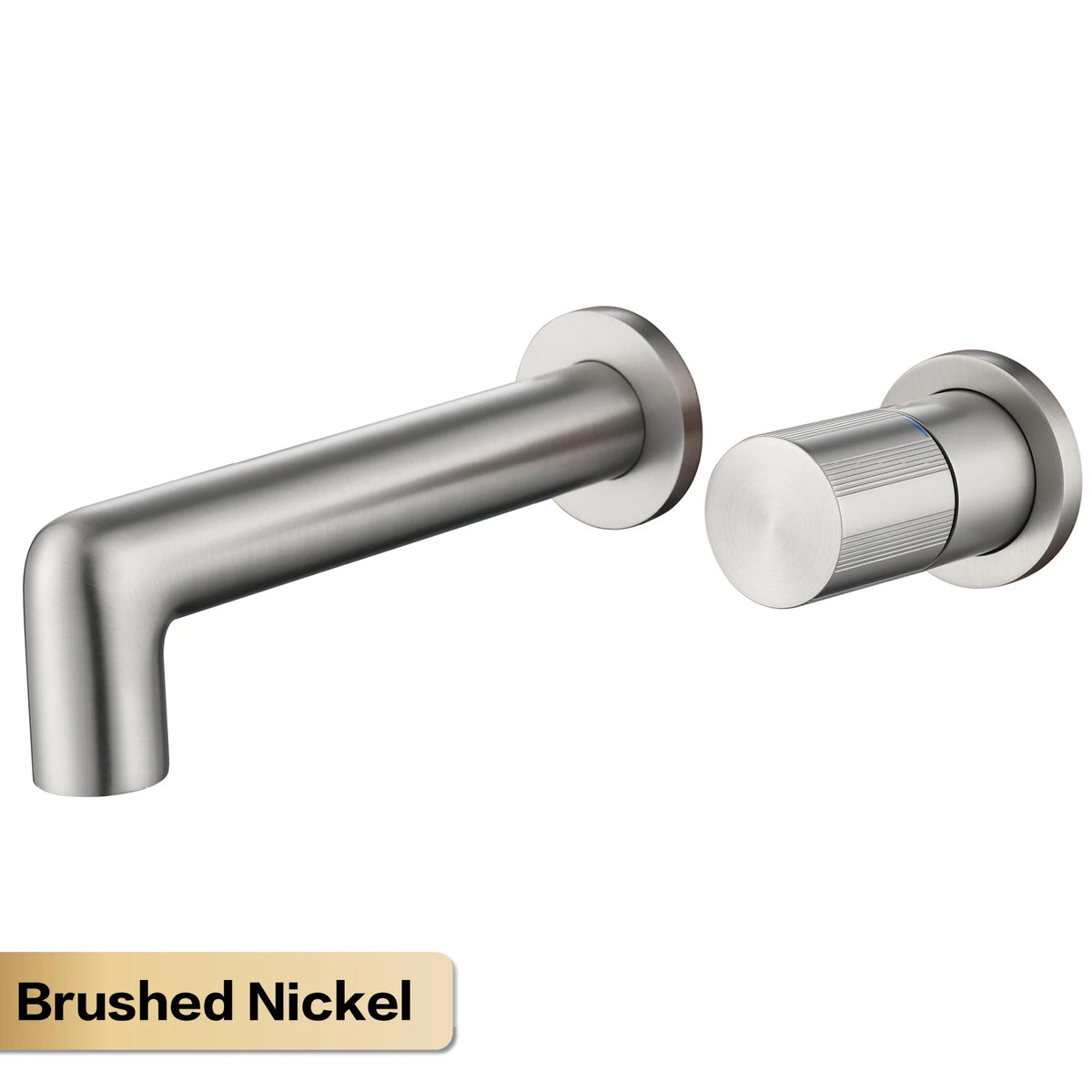 AITANA Luxury Chrome Brass Wall Mounted Bathroom Faucet Simple Design Embedded Single Handle Hot and Cold Water Basin Faucet
