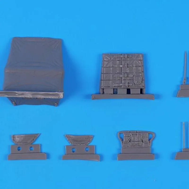 1/35 Die-casting Resin Model Assembly Kit, GK， Willis Car Debris Modification, Unpainted Model Assembly Kit