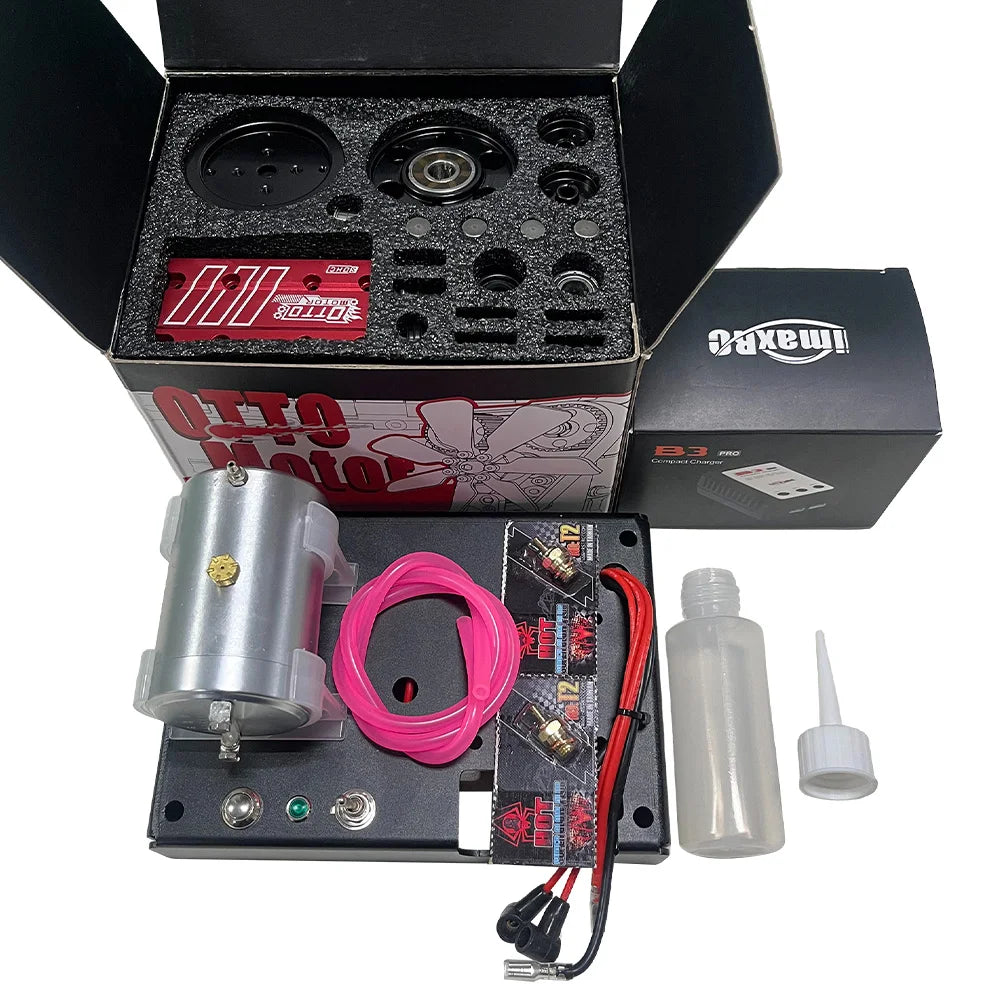 TOYAN FS L200AC Four-stroke Air-cooled Engine DIY Nitro Inline Twin-cylinder Engine Model Kit Toy