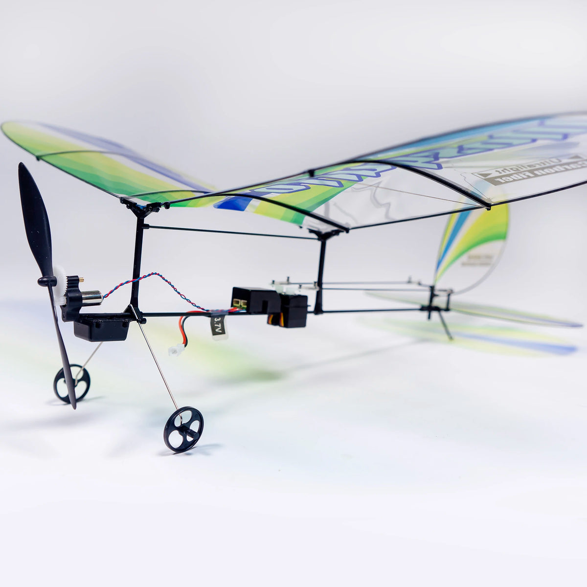 DW Hobby 360mm Mosquito Mini PET Film RC Aircraft Remote Control Plane Kit with Receiver 3ch Small RC Plane E43