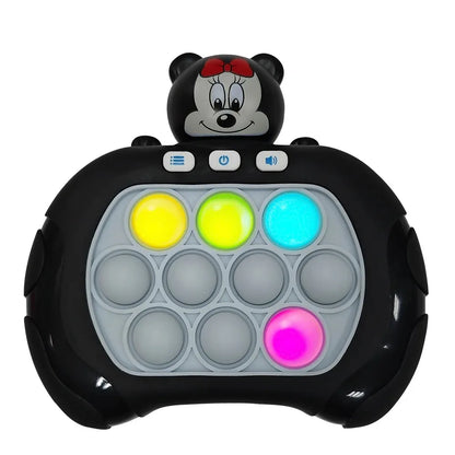 New Stitch Smile Quick Push Game Pop Up Fidget Bubble Electronic Pop it Pro Game Lightweight Anti-Stress Toy Adult Children Gift