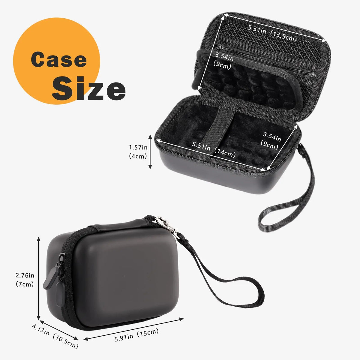 Hard Shell Digital Camera Case for Canon G7X Mark III Mark II, Sony Cybershot, PowerShot SX740, Ricoh GR III, Kodak Pixpro Case