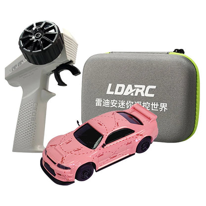 LDARC R02 Mini Rc Sports 1/64 Simulated Electric Remote Control Model Car Tabletop RTR 2.4G Adults Children'S Toys Gift