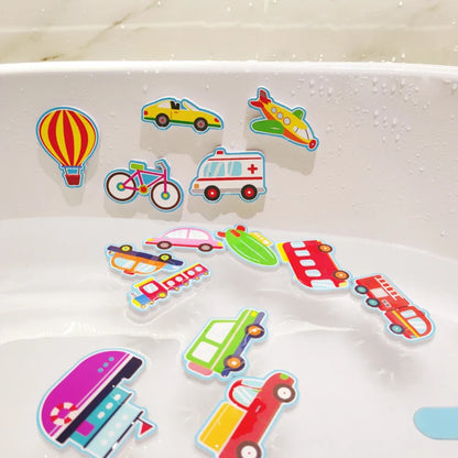Baby Bathtub Bathroom Toys Ocea Animals Puzzle Toy EVA Education Learning Foam Fish Water Toys Bathing Game for 2 3 Years Kids