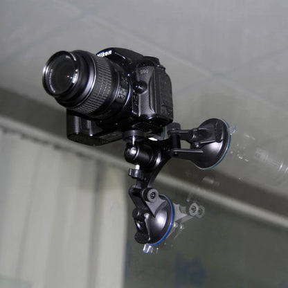 Tri-angle Suction Cup Mount Car Holder for Gopro Hero 13 12 11 10 9 8 Insta360 SJCAM AKASO DJI Osmo Action 6 5 PRO 4 Nano Camera