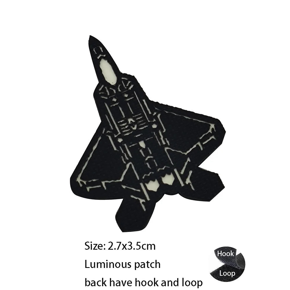 New Design High-Quality PVC Three-Dimensional BABAYAGA Pencil Grocope Soft Rubber Morale Armband Backpack With Hook Loop Patch