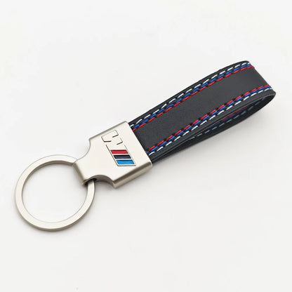 Leather Car Keyring For BMW M Sport E39 E46 E90 E60 E30 E36 E87 E53 F15 F16 F20 F30 X3 X5 X6 Z4 M2 M3 M4 M5 Keychain Accessories