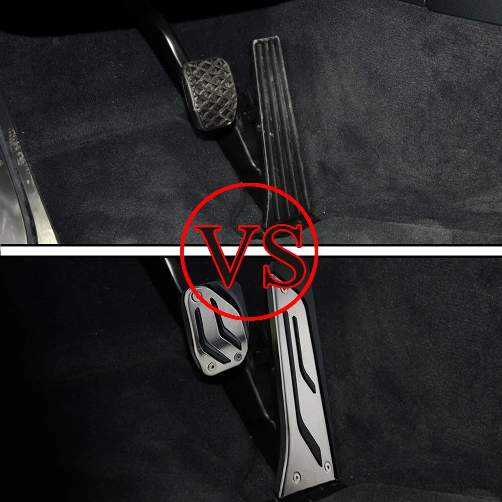 For BMW M2 M3 M4 M5 M6 I3 I8 Car Accelerator Brake Pedal Foot Rest Pedals Pads No Drill Cover Accessories Stainless Steel